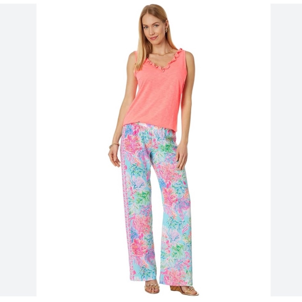 Lilly Pulitzer Colorful Wide Leg Pants - Picture 16 of 16